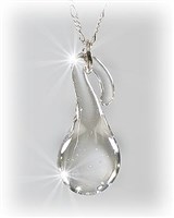 Glass Tear Necklace - 